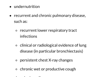 NICE criteria for screening for CF in adults and children outside of newborns