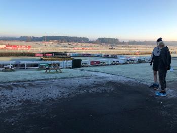 Winter morning at Market Rasen racecourse parkrun