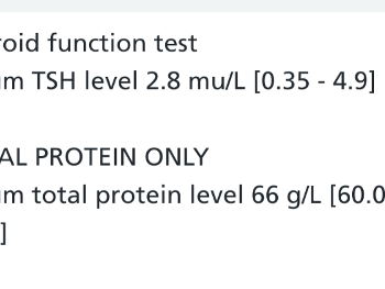 Test result