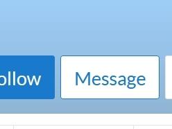 Screenshot of Message button on someone's profile.