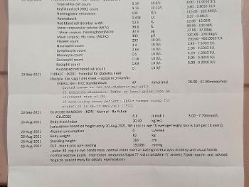 Other page of blood results