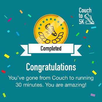 Completed C25k badge