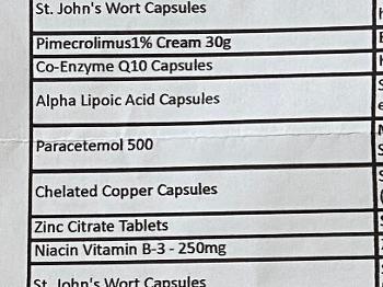 Supplements List 