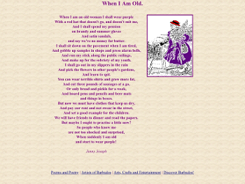When I grow old poem