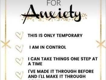 Affirmation for anxiety 