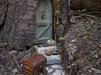 fairy door in tree