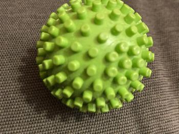 Green spiky ball