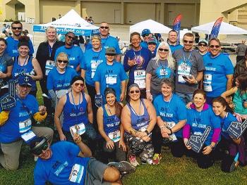 Kam Ohana at ZERO Bakersfield. Patients and staff drove down and some had never done a 5k