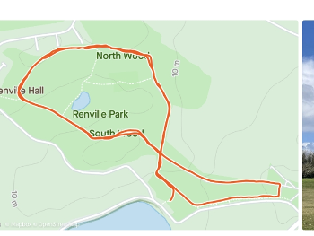 The parkrun route