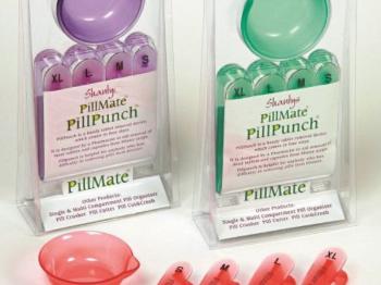 Multi size Pill punch to aid with dispensing blister pack pills 