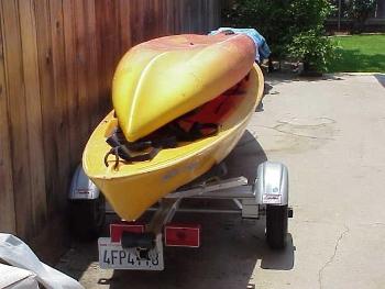 Trailered kayaks 