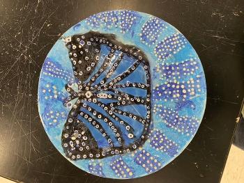 My butterfly plate