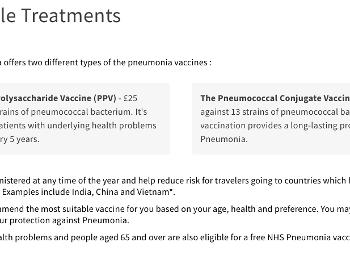 Private pneumonia vaccine prices-Asda pharmaceuticals 