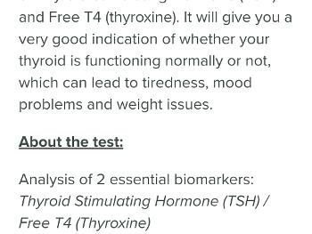 Thyroid test box


