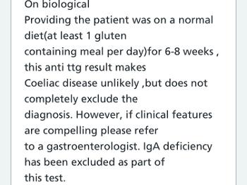 TTG IGA Antibodies 