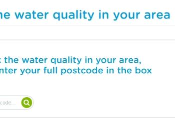 Screenshot of Thames Water Quality page.