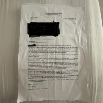 Attached is a letter that we got from the doctor when we went private 