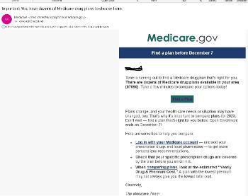 Medicare email today
