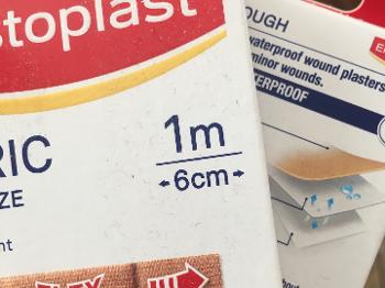 Packaging for plasters