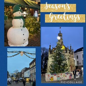 Christmas lights in Chichester