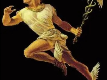 Hermes with wings on his feet