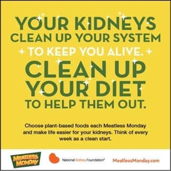 NKF Promo for Meatless Mondays.