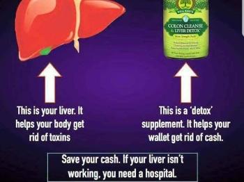 Liver Detox false claims warning