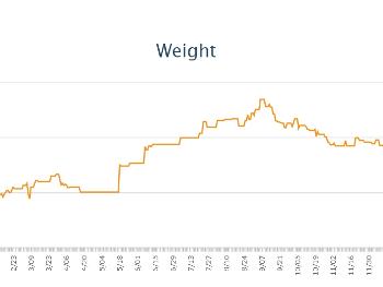Weight over the past year
