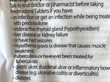 Photo attached showing Under active Thyroid listed in warnings and precautions.
