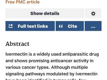 One of many ivermectin papers