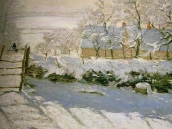 The Magpie, 1869  Claude Monet