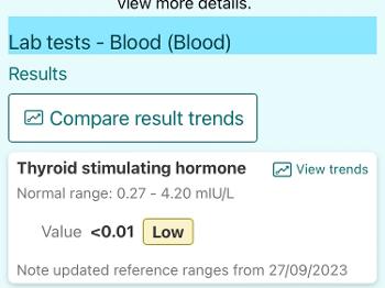 2nd blood test results