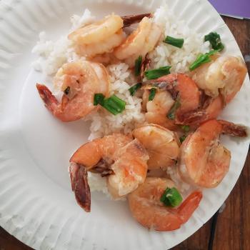 Stir fry shrimp