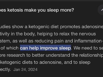 Adenosine and ketosis