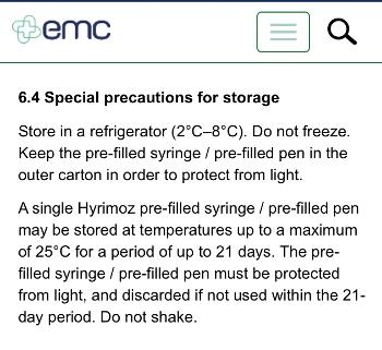Picture of storage information 