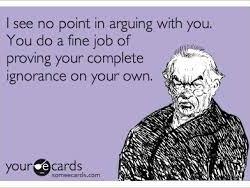 I see no point arguing with you, you are doing a fine job yourself. 