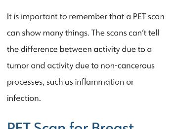 Inflammation and PET scans 