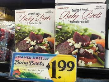 TraderJoes sells steamed baby beets $1.99
