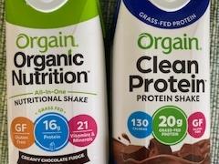 Orgain nutritional shakes