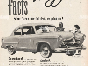 an old automobile ad