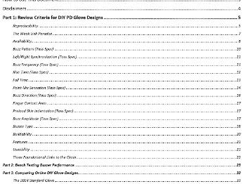 Table of contents