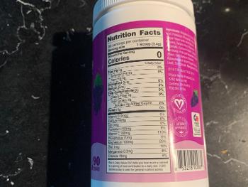 Ingredient list