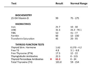 Thyroid results 16th Dec 2021 (1 month of thyroxine 25mcg every other day)