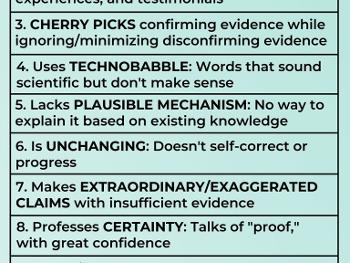 11 Characteristics of Pseudoscience