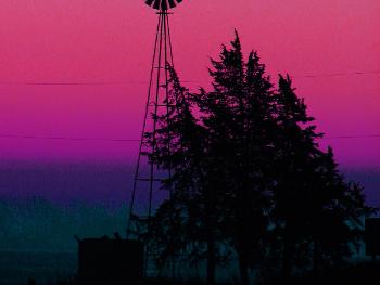 ~windmill at dusk~