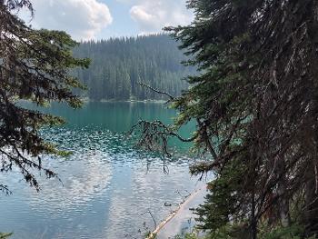 Mountain and lake