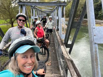 Cycle on hauraki rail trail with the gang 