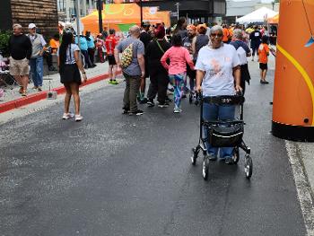 Finish line at Atlanta Walk MS.