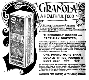 Original Granola box. 
Partially digested! 🤢 