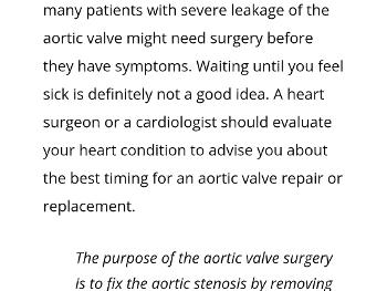 Severe aortic regurgitation. 